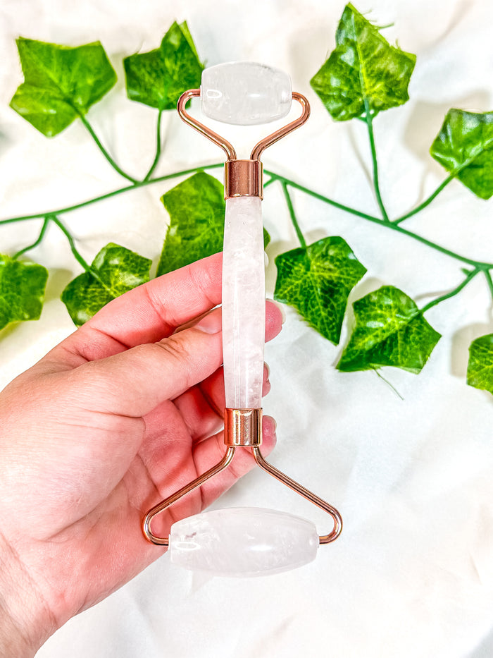 Clear Quartz Facial Roller