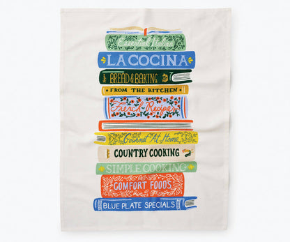 Cookbooks Tea Towel