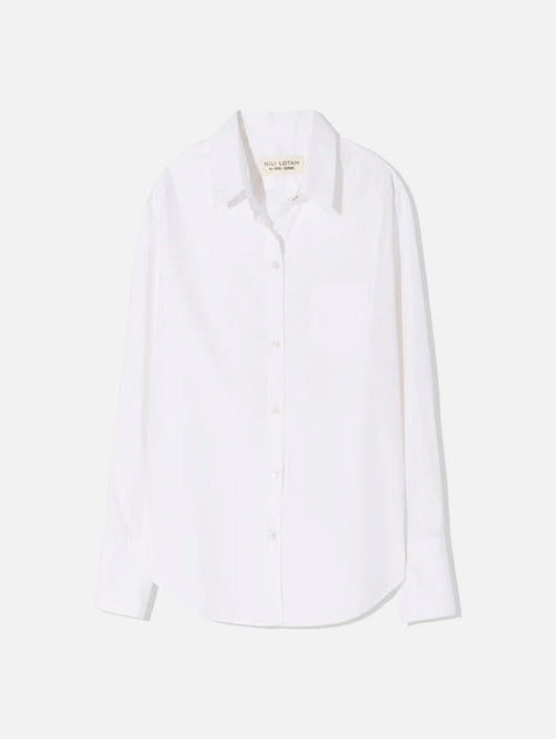 Cotton Voile NL Shirt in White