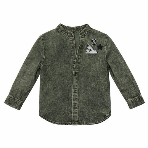 Crochet Denim Shirt - Boys