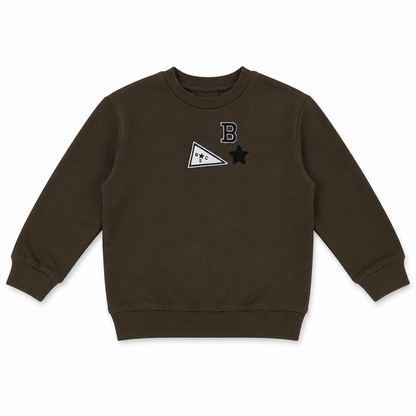 Crochet Denim Sweatshirt - Boys