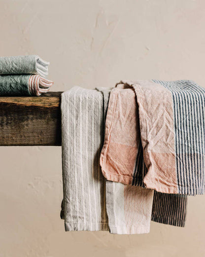 Danica Heirloom, Nectar Array Stripe Dishtowel, Set of 2x