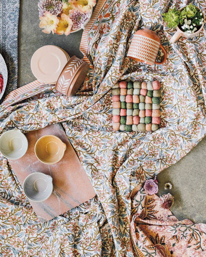 Danica Heirloom, Nectar Recycled Wool Felt Dot Trivet
