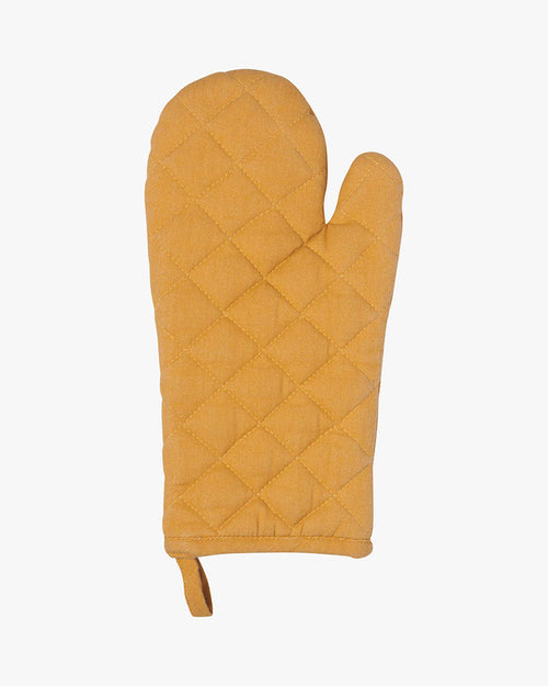 Danica Heirloom, Stonewash Oven Mitt, Ochre