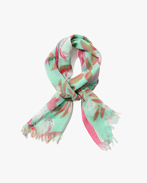 Debby Co., Stole, Maison Blanche Collection, Mint Fruits