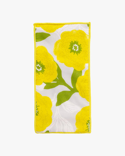Debby Co., Towel with Pocket, Maison Blanche Collection, Yellow Peony