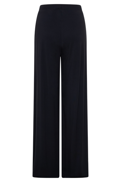 Dewi Wide Leg Modal Pants - Black