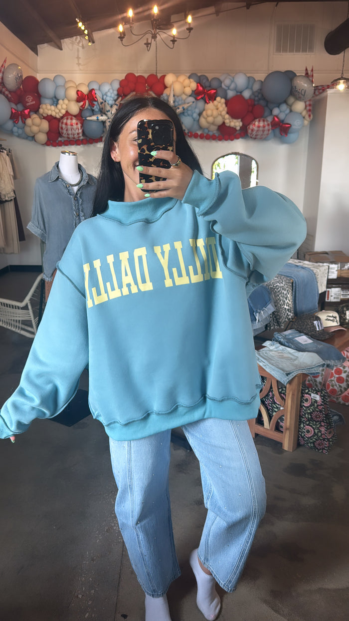 Dilly Dally Mock Neck
