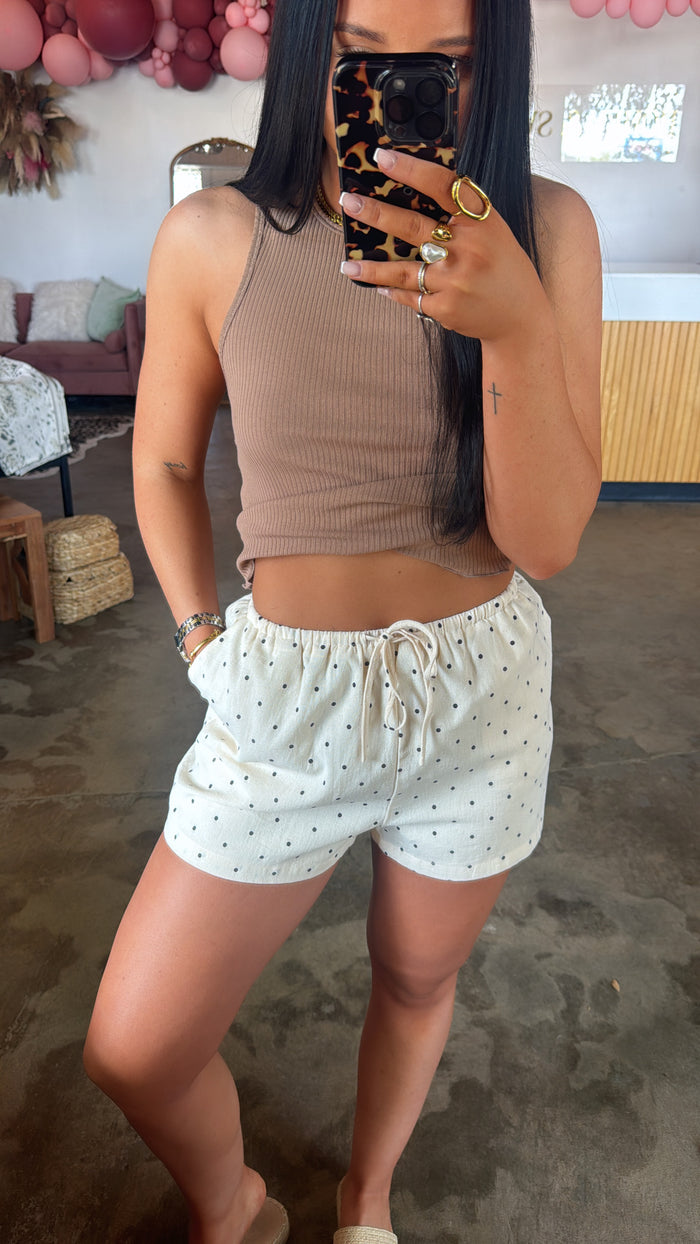 Dottie Darling Shorts - Cream