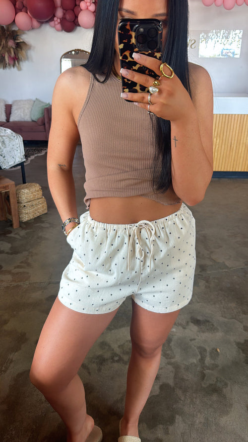 Dottie Darling Shorts - Cream