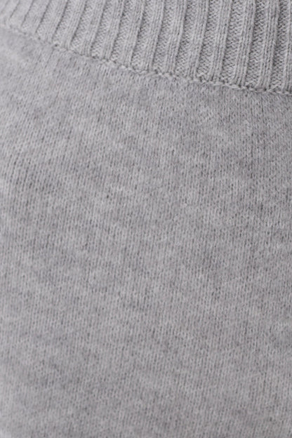 Evan Knit Wide Leg Pants - Grey Marle