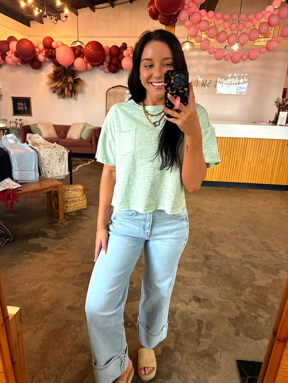 Everyday Ease Tee - Mint
