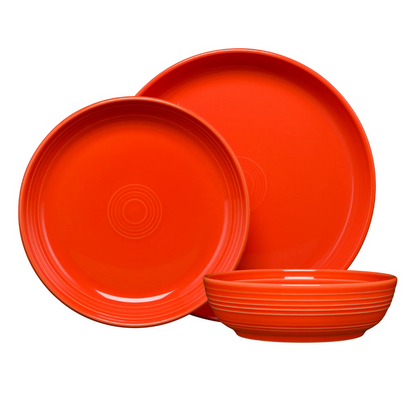 Fiestaware Coupe Bowl 3-Piece Place Setting