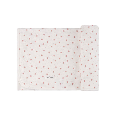 Floral Pink Dot Blanket