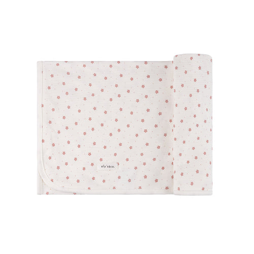 Floral Pink Dot Blanket