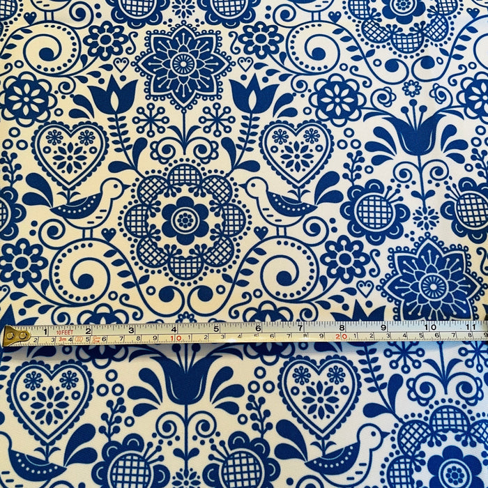 Folk Art Flowers & Birds Fabric