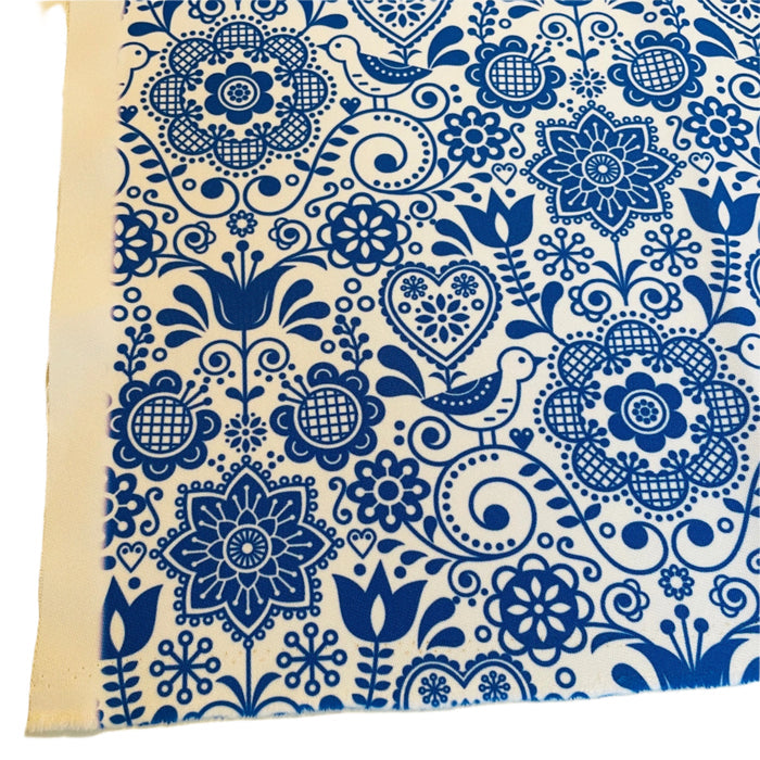 Folk Art Flowers & Birds Fabric