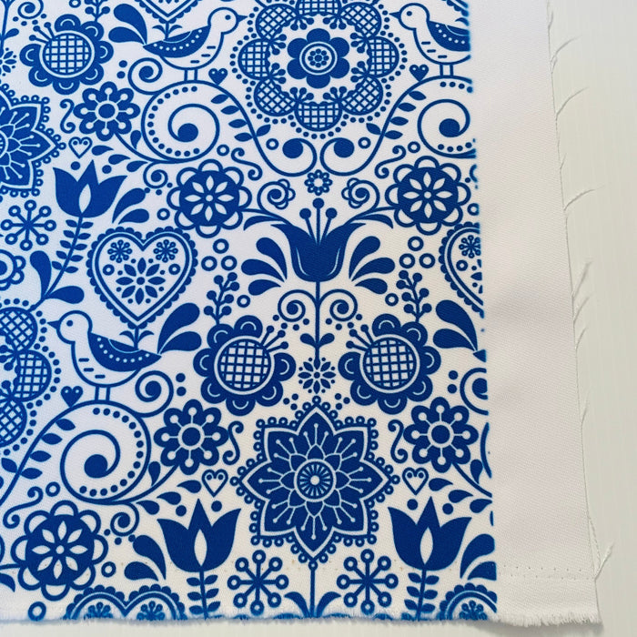 Folk Art Flowers & Birds Fabric
