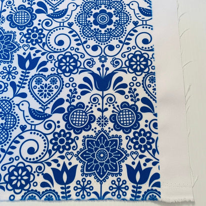 Folk Art Flowers & Birds Fabric