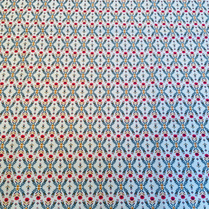 Folk Art Flowers Fabric