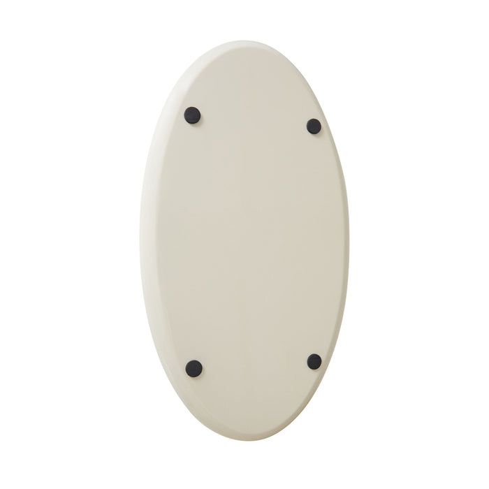 Folk Garden Oval Tray Cream