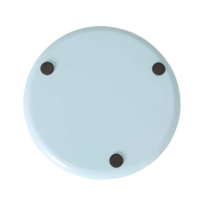 Folk Garden Round Dish Soft Blue