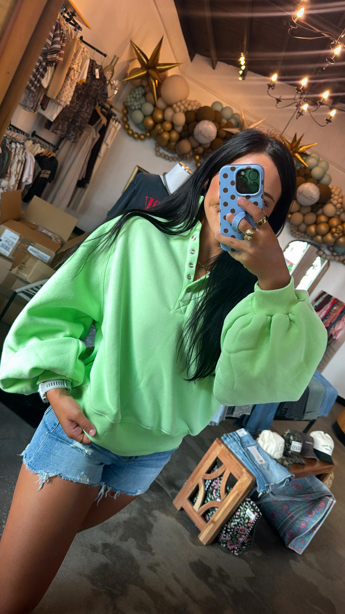 Green Apple Sweatshirt