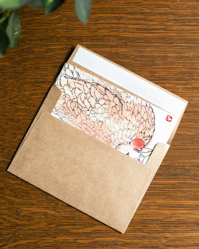 Greeting Cards, Card with Envelope, Chickens