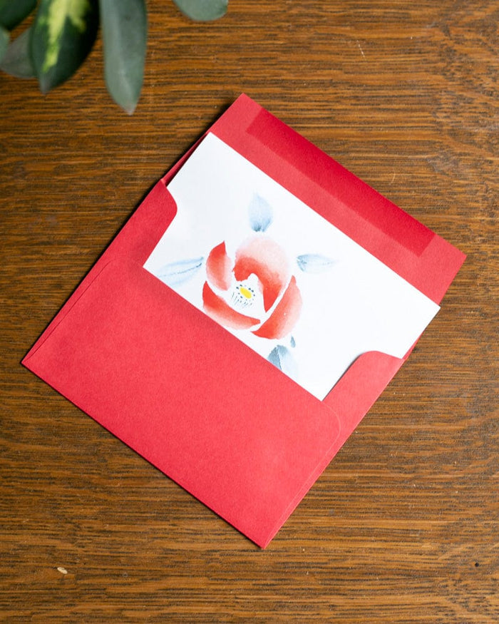 Greeting Cards, Card with Envelope, Tsubaki