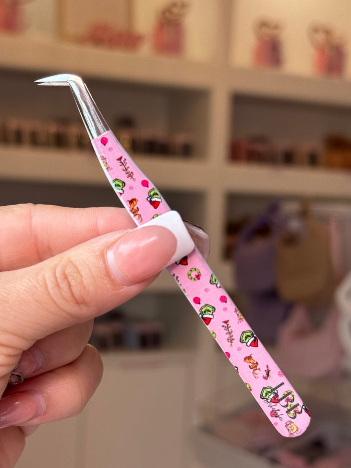 Grinch pink Xmas tweezers 🩷