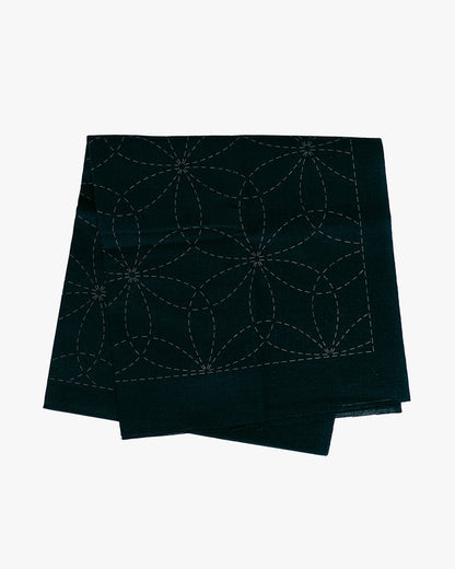 Hana-Fukin Sashiko Sampler, Hanazashi, Navy