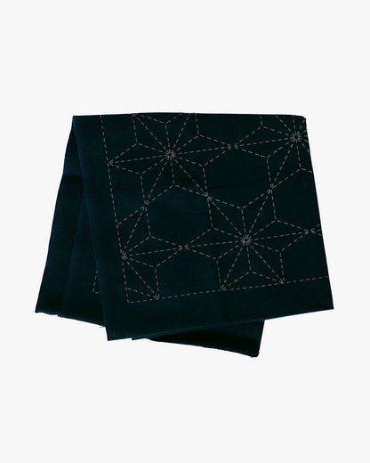 Hana-Fukin Sashiko Sampler, Kakinohana, Navy