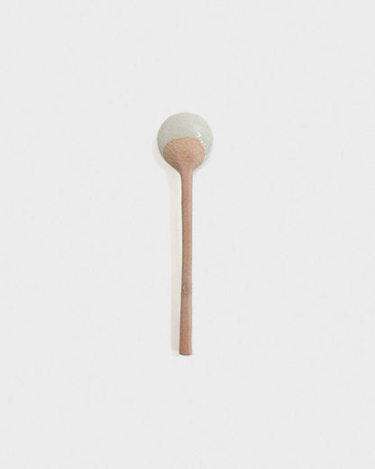 Hand-Painted Spoon, Ichiyama, Tsuchimono, Crosshatch