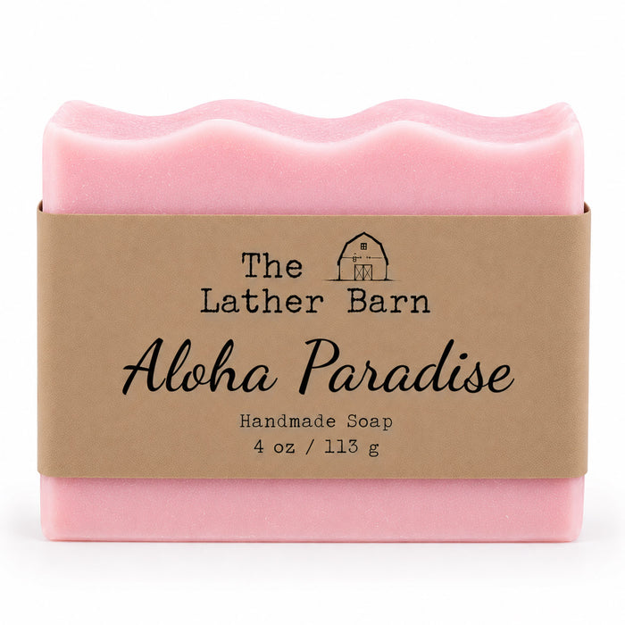 The Lather Barn Aloha Paradise Handmade Soap