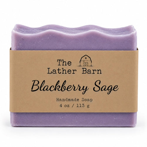 The Lather Barn Blackberry Sage Soap