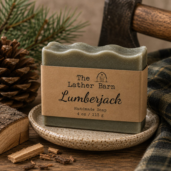 The Lather Barn Lumberjack Handmade Soap
