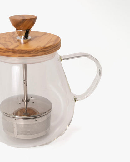 Hario, Pull-up Tea Maker "Teaor Wood", Teapot, 700ml, TEO-70