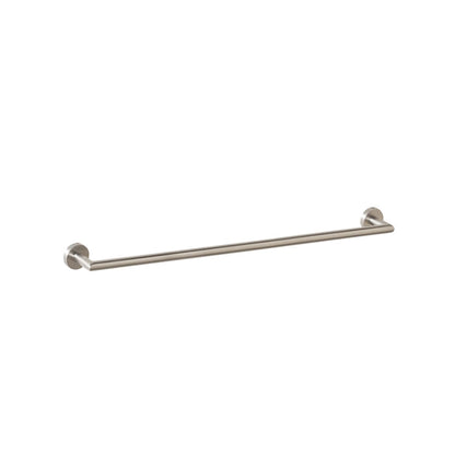 Harper Single Towel Rail 75cm Brushed Nickel