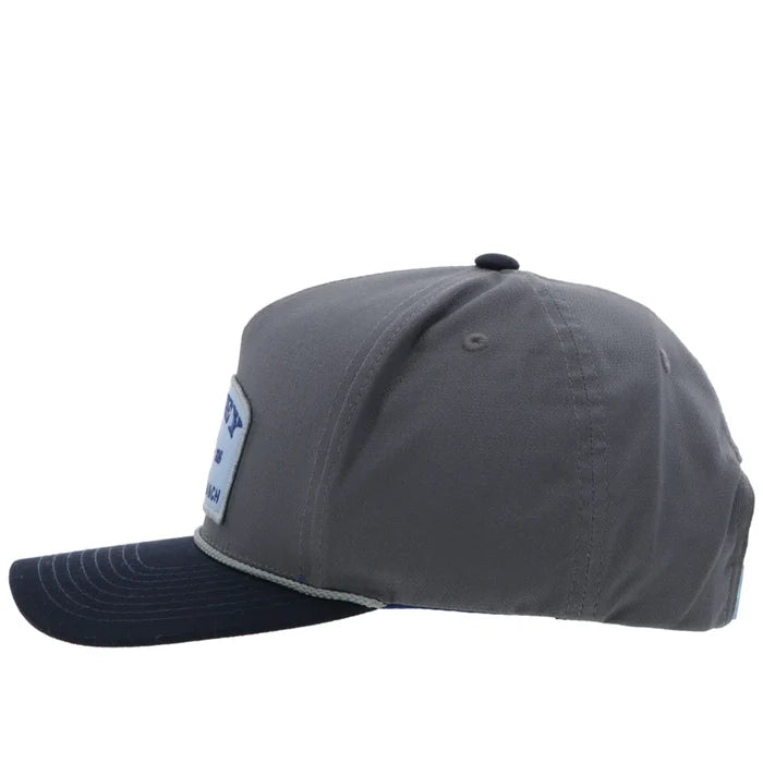 Hooey "Comal" 5 Panel Trucker Hat in Grey
