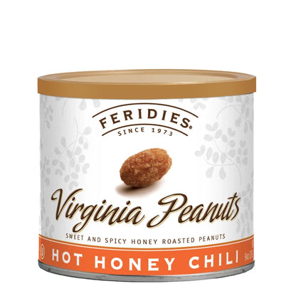 Hot Honey Chili Virginia Peanuts, 9oz Tin