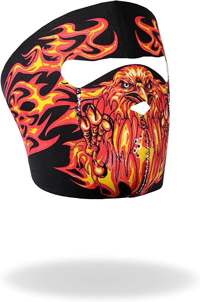 Hot Leathers Blazing Eagle Neoprene Face Mask