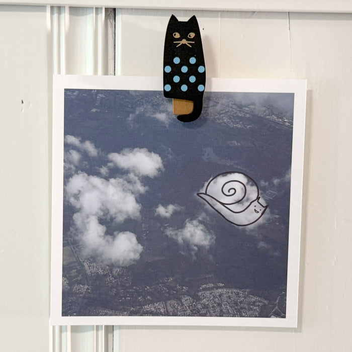 Howdy Cloudy Art Print by Missy Kulik