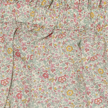 HutteliHut - Cotton Bloomer Shorts - Flower Patch-Bottoms-0-3M (1M)-Posh Baby