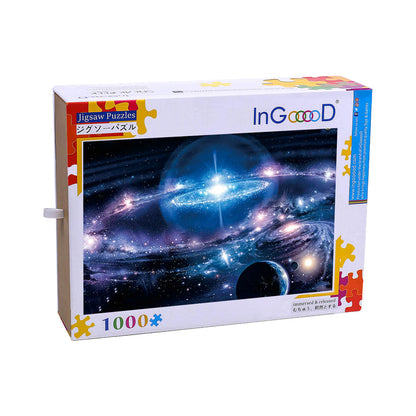 Ingooood Wooden Jigsaw Puzzle 1000 Piece - Galaxy1 - Ingooood jigsaw puzzle 1000 piece