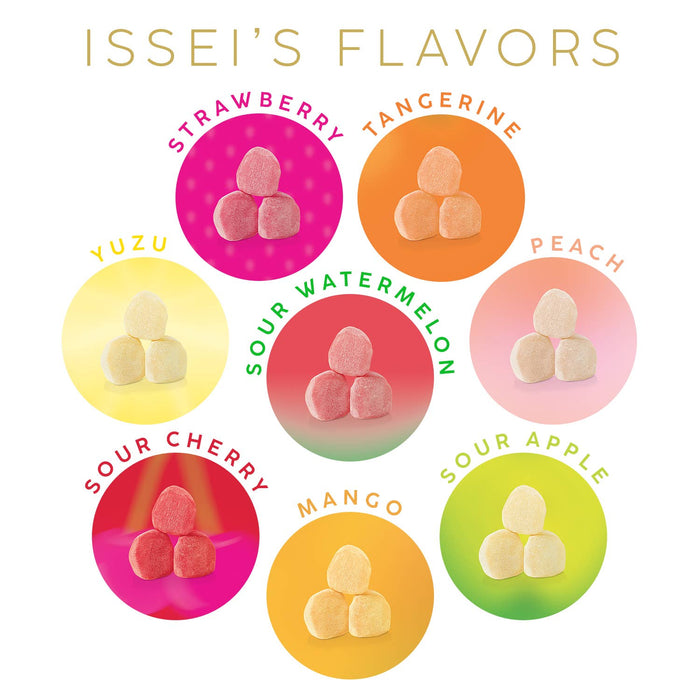 ISSEI Mochi Gummies Variety Pack, Blue Blossom