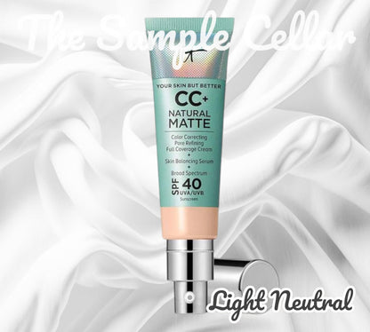 IT Cosmetics - CC+ Cream Natural Matte Foundation SPF40 **New Formula**