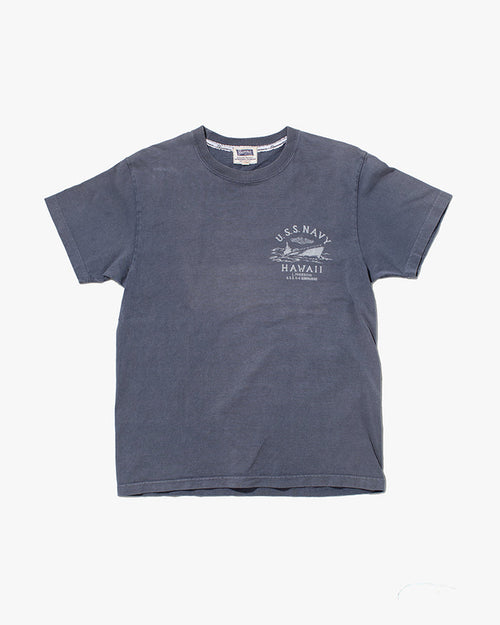 Japanese Repro T Shirt, Pherrows, Faded Blue - 38