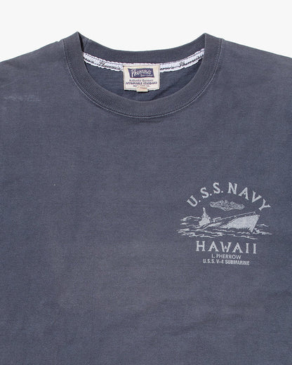 Japanese Repro T Shirt, Pherrows, Faded Blue - 38