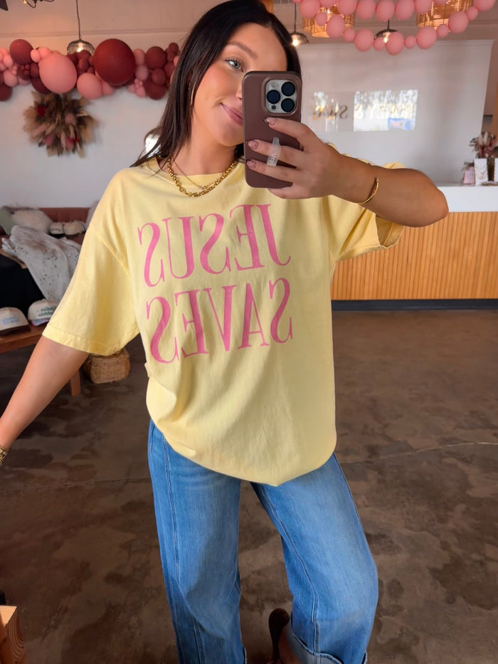 Jesus Saves Graphic Tee