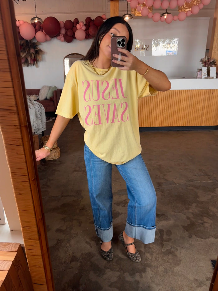 Jesus Saves Graphic Tee